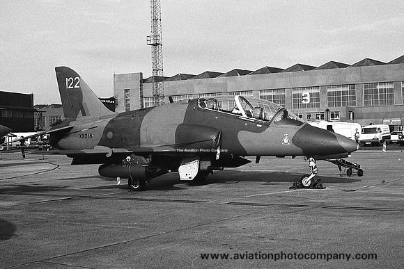RAF TWU Hawker Siddeley Hawk T.1 XX218/122 (1978)