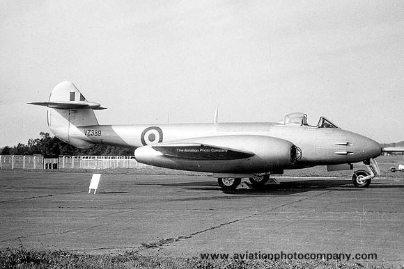 RAF Gloster Meteor F.4 VZ389