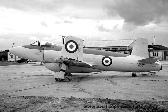 Royal Navy Supermarine Attacker F.1 WA471
