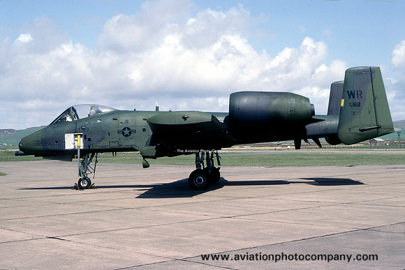 USAF 81 TFW Fairchild A-10A 79-0162/WR (1982)