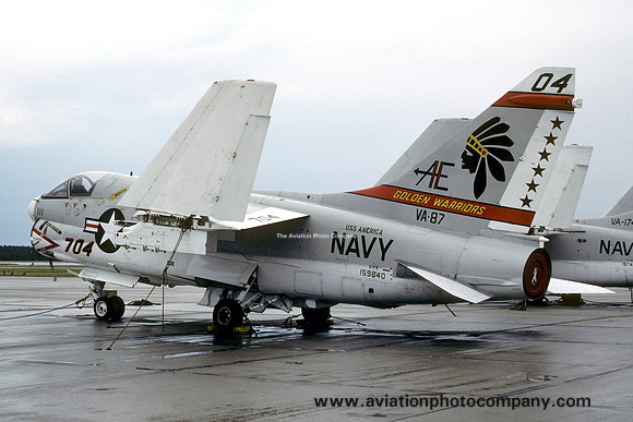 US Navy VA-87 LTV A-7E 159640/AE-704 (1976)