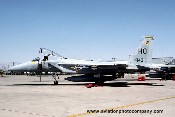 USAF 49 TFW 8 TFS McDonnell Douglas F-15A Eagle 77-0143/HO (1980)