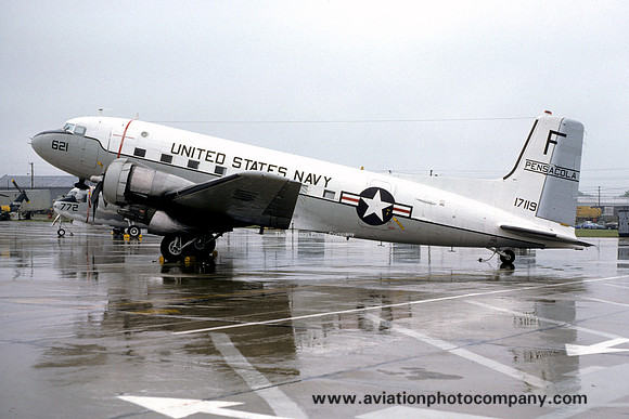 US Navy Pensacola Douglas C-117D 17119/F-621 (1975)