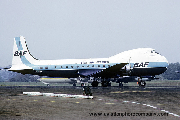 British Air Ferries Douglas C-54 Carvair G-AREK (1974)