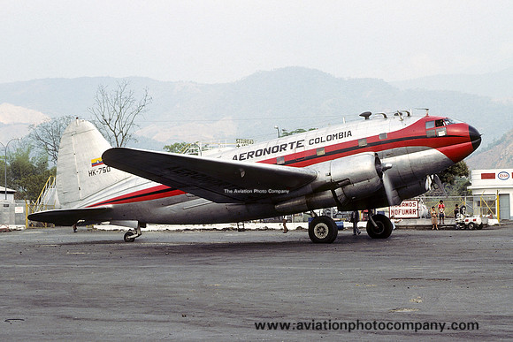 Aeronorte Colombia Curtiss C-46 HK-750 (1979)