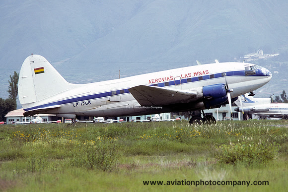 Aerovias Las Minas Curtiss C-46 CP-1268 (1979)