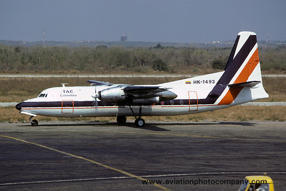 TAC Colombia Fokker F-27 HK-1493 (1979)