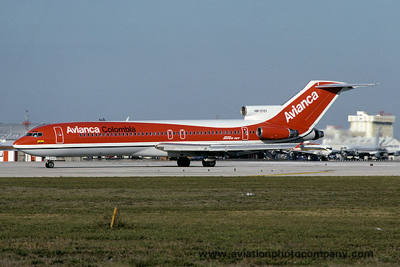 Avianca Colombia Boeing 727-200 HK-2151 (1979)