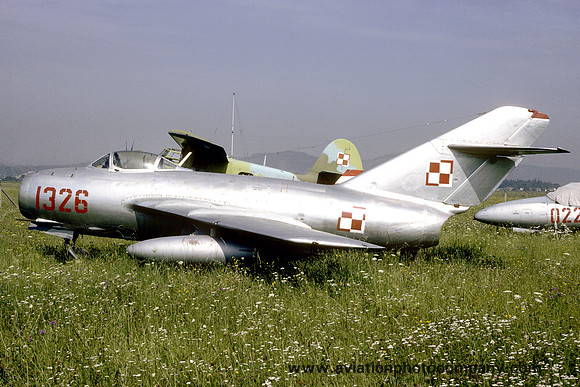 Polish Air Force Mikoyan MiG-15 1326 at Graz (1986)