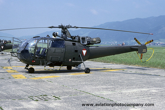 Austrian Air Force Sud Alouette III 3E-KX (1986)