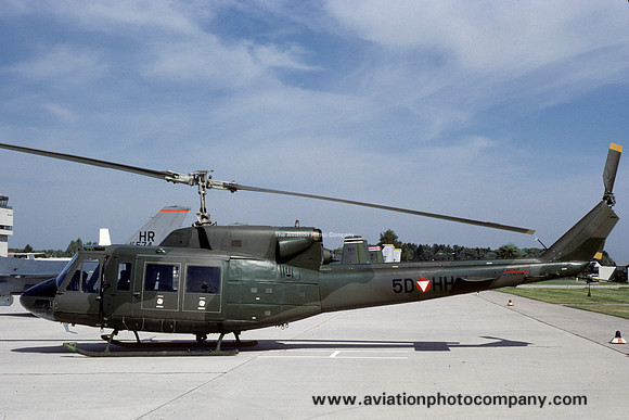 Austrian Air Force Bell 212 5D-H (1986)