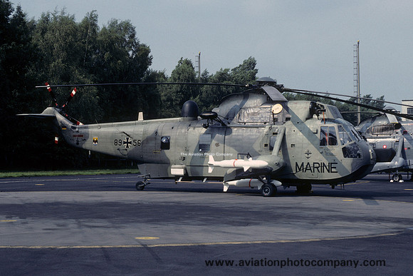 West German Navy MFG5 Westland Sea King Mk.47 89+56 (1986)
