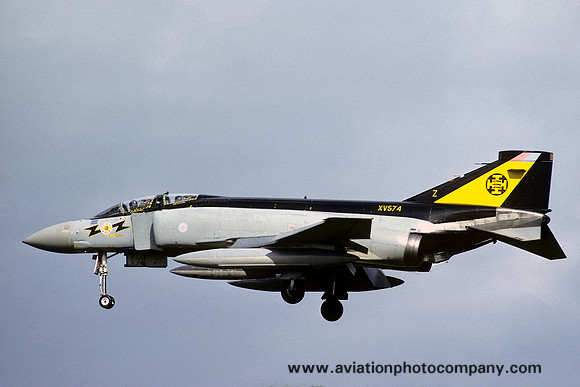 RAF 111 Squadron McDonnell F-4K Phantom FG.1 XV574/Z (1987)