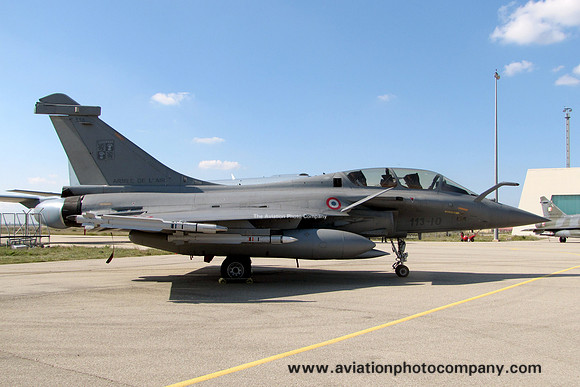 French Air Force EC01.091 Dassautl Rafale B 338/113-IO at Istres (2014)
