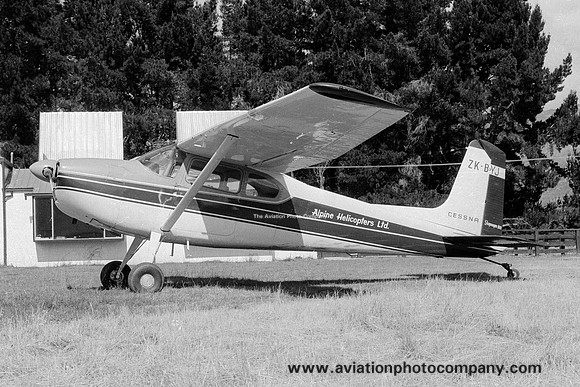 Alpine Helicopters Cessna 180 ZK-BYJ (1972)