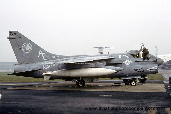US Navy VA-15 LTV A-7E Corsair 159283/AE-303 (1984)