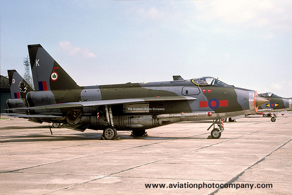 RAF 5 Squadron English Electric Lightning F.6 XR726/K at RAF Leuchars (1978)