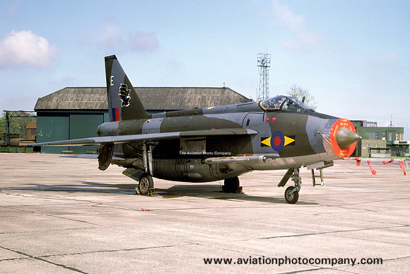 RAF 11 Squadron English Electric Lightning F.6 XS929/E at RAF Leuchars (1978)