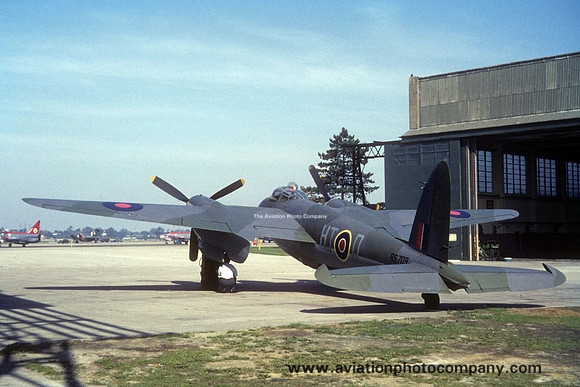 RAF De Havilland Mosquito TT.35 RS709 at Wattisham (1963)