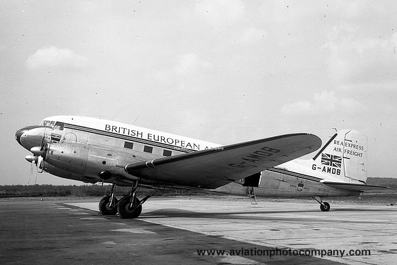 BEA Express Air Freight Douglas C-47 Turbo Dakota G-AMDB (1952)