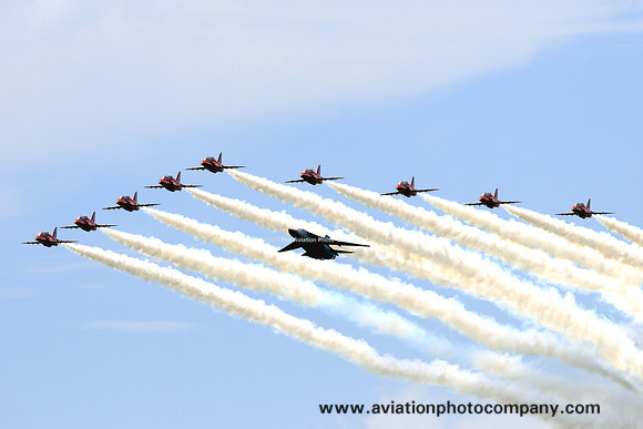 RAF Red Arrows and Royal Australian Air Force GD F-111 Display at LIMA 2007 Langkawi