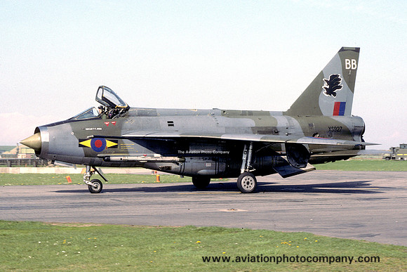 RAF 11 Squadron English Electric Lightning F.6 XS927/BB (1985)