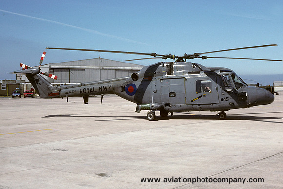 Royal Navy 702 Squadron Westland Lynx HAS.3 XZ238/PO645 (1989)