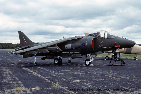 RAF/BAe Hawker Siddeley Harrier GR.5 ZD411 at Dunsfold (1989)