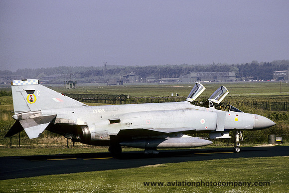 RAF 19 Squadron McDonnell F-4M Phantom FGR.2 XV408/C at RAF Wildenrath (1989)