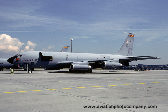 USAF Arizona ANG 197 ARS Boeing KC-135E Stratotanker 61-0281 at Rhein Main (1999)