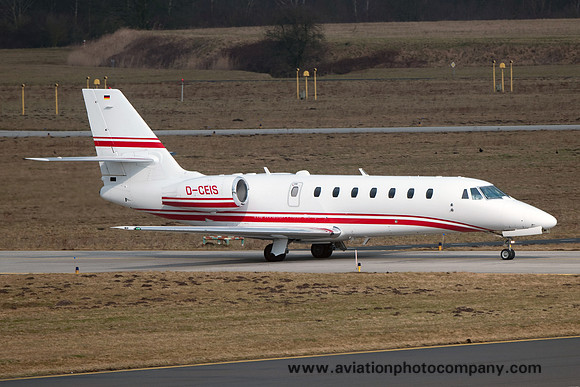 Cessna 680 D-CEIS at Eindhoven (2015)