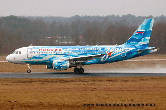Rossiya Airbus A319-100 VQ-BAS at Eindhoven (2015)