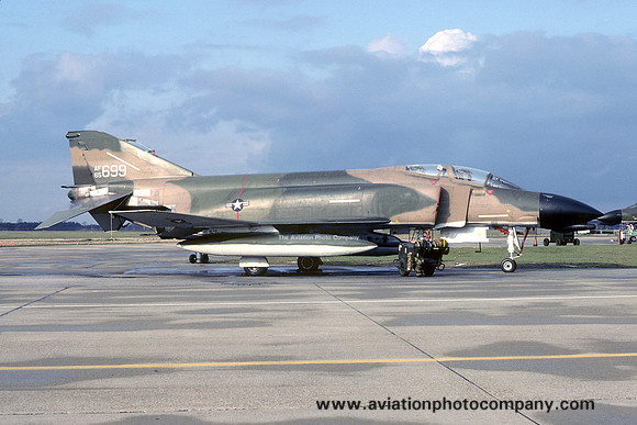 USAF 48th Tactical Fighter Wing McDonnell F-4D Phantom 65-0699 prior to departure from RAF Lakenheath (1977)