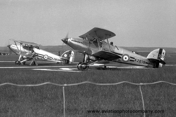 RAF 25 Squadron Hawker Fury I K2078 and K2053 (1935)