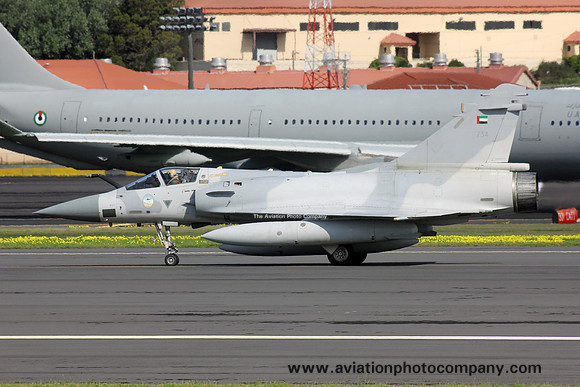 UAE Air Force Dassault Mirage 2000-9 734 at Lajes (2015)