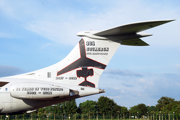 RAF 101 Squadron Vickers VC-10 C.1K XR808 95 Years Marks at RIAT Fairford (2012)