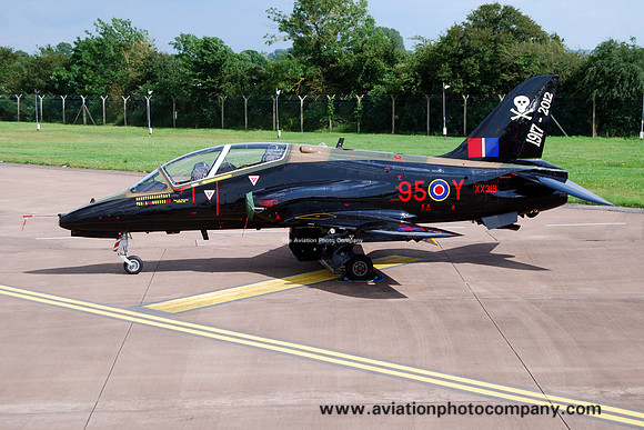 RAF 100 Squadron HS Hawk T.1 XX318 95 Years Colour Scheme at RIAT Fairford (2012)