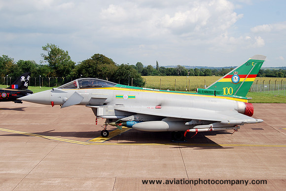 RAF 3 Squadron BAE Typhoon FGR.4 ZJ936 100 Years Colour Scheme at RIAT Fairford (2012)
