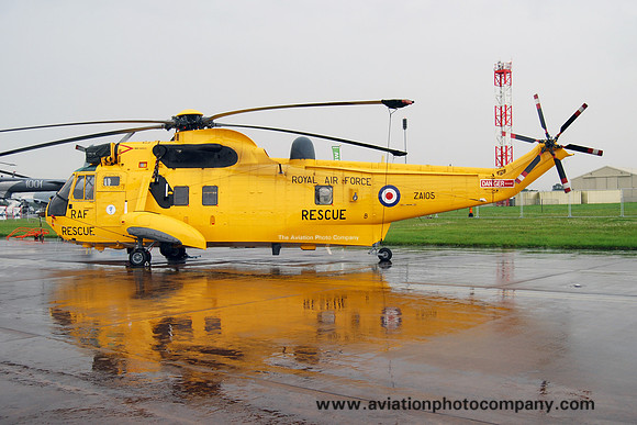 RAF 22 Squadron C Flight Westland Sea King HAR.3 ZA105 at RIAT Fairford (2012)
