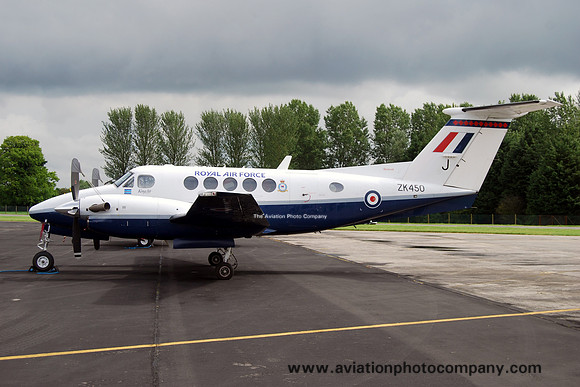 RAF 45 Squadron Beech King Air 200 ZK450/J at RIAT Fairford (2012)