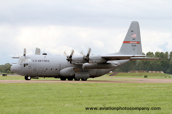 USAF Georgia ANG Lockheed C-130H Hercules 80-0326 at RIAT Fairford (2012)