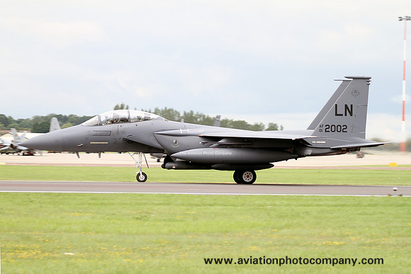 USAF 48 FW 494 FS McDonnell Douglas F-15E Eagle 01-2002/LN at RIAT Fairford (2012)