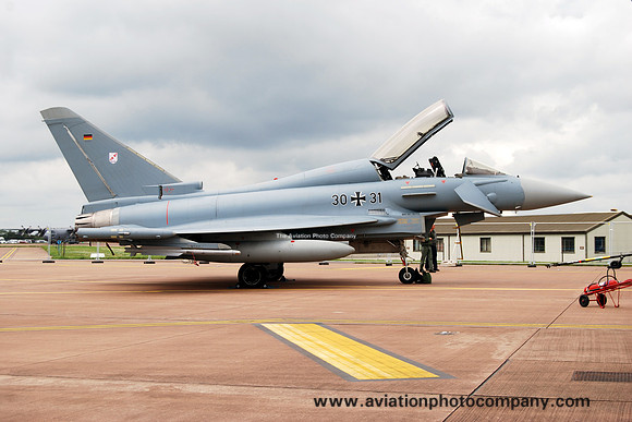 German Air Force JBG31 Eurofighter EF-2000 30+31 at RIAT Fairford (2012)