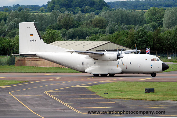 German Air Force LTG61 Transall C-160D 51+15 at RIAT Fairford (2012)