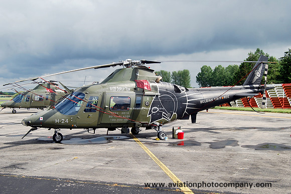 Belgian Air Force 1 Wing Agusta A-109BA H24 at RIAT Fairford (2012)