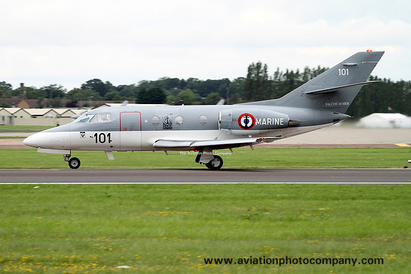 French Navy Dassault Falcon 20MER 101 at RIAT Fairford (2012)