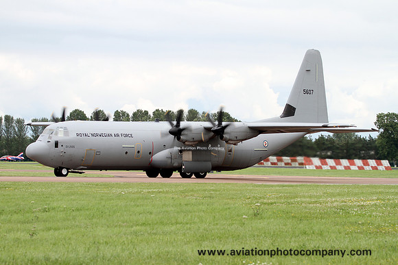 Royal Norwegian Air Force 335 Skv Lockheed C-130J-30 5607 at RIAT Fairford (2012)