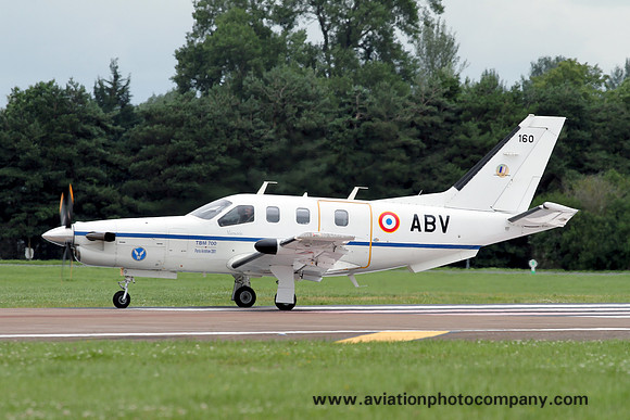 French Army EAAT SOCATA TBM.700 160/ABV at RIAT Fairford (2012)