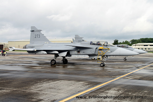 Swedish Air Force F17 SAAB Jas-39C Grippen 39273/273 at RIAT Fairford (2012)