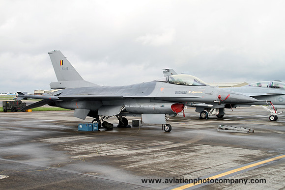 Belgian Air Force 2 Wing GD F-16AM FA-83 at RIAT Fairford (2012)